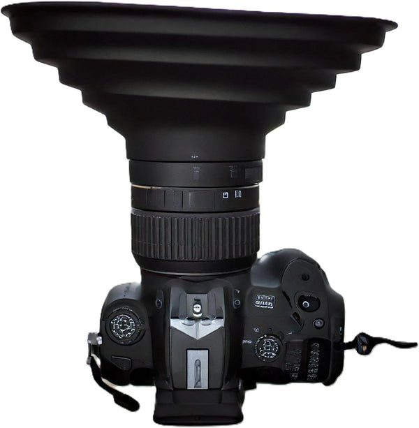 Generic Anti Reflection Lens Hood - Universal Rubber Camera Hood for DSLR &
