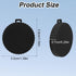 2pcs Lens Cap for Osmo Action 4 and Action 3, Black Lens Protector Flexible Lens Cover Protective Accessories Compatible with Osmo Action, Prevent Scratches Dust