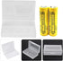 Socobeta Battery Holder, Waterproof Battery Case, 2 Pcs Portable for 220700/21700 Battery