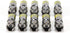 Klein Tools VDV812-606 F-Connector, Professional Grade Male Universal Compression Connectors for RG6/6Q, 10-Pack