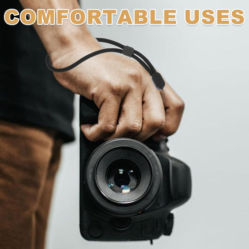 Adjustable Nylon Wrist Strap for Cameras and Phones - Versatile Lanyard for Keys and USB