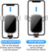 LUNQIN Car Phone Holder for Nissan Rogue - SUV 2014-2020 & Rogue Sport 2017-2022, Cellphone Mobile Cradle