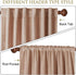 72 inches W52 L72, 2 StangH Beige Blush Velvet Curtains Length- Soft Thick Drapes Light Blocking for Kitchen, Vintage