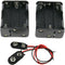 E-outstanding AA Battery Holder 2 Set, 6x1.5V Black Thicken Case Box with Wired Battery Clip
