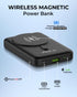 Vida IT 10000mAh Fast Wireless Portable Charger, Magnetic Power Bank for iPhone 15/14/13 Pro Max, Samsung Cell Phone,