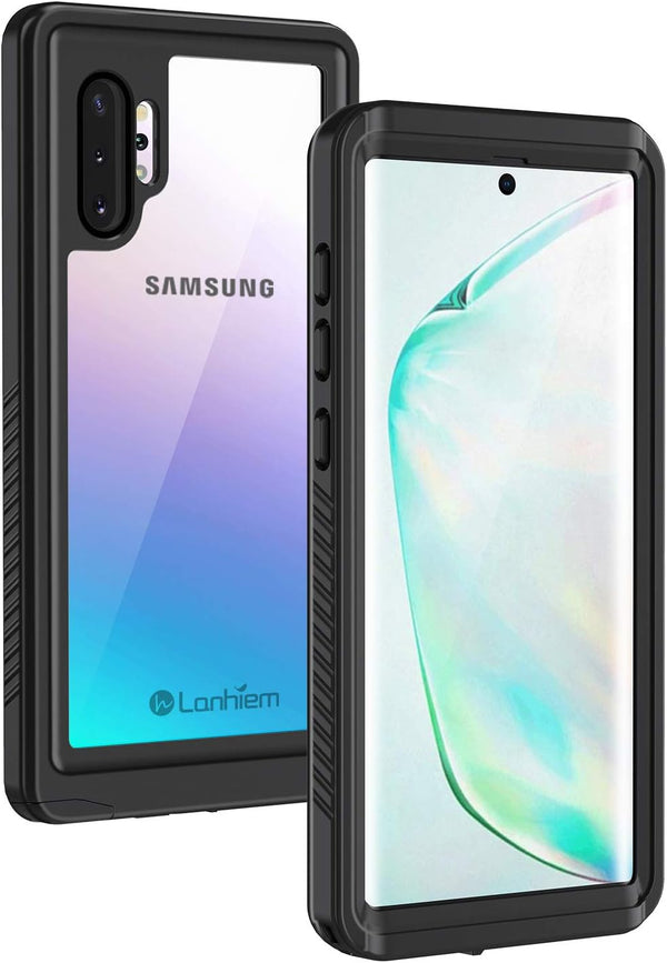 Lanhiem Galaxy Note 10 Case, Built-in Screen Protector, IP68 Waterproof, Shockproof Protective Cover