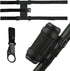 Lixternum Portable Speaker Mount for Bike, Waterproof Hook and Loop Fastener Strap Holder, Adjustable Strap Bike
