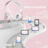 Headsets Headsets 3.5mm AILIHEN Wired Headphones with Mic, Girls Headphones for School, On-Ear for Chromebook Laptop