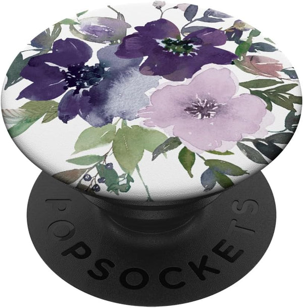 Floral Flower Purple Lavender Flowers PopSockets Standard PopGrip