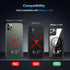 Amizee iPhone 11 Pro Magnetic Case with Screen & Camera Protectors, Clear Back, Shockproof, MagSafe Compatible (Black)