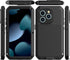 Marrkey iPhone 15 Pro Max Case, 360 Full Body Protective Heavy Duty Shockproof Aluminum Alloy with Screen Protector