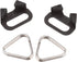 Stainless Steel Camera Strap Lug Ring, Triangle Split Hook with ABS Cap for Belt Hook Lanyard, 2pcs