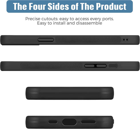 Flutesan 6 Pieces Sublimation Blank Phone Case Covers for DIY Customized Heat Transfer, Compatible with iPhone 13 Pro