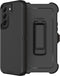 Samsung Galaxy S22 Heavy Duty Case with Belt Clip Holster, 2X Screen Protector, Rugged Military Grade Protection (Black)