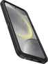 OtterBox S24+ Samsung Galaxy Defender Series XT Clear Case - Dark Side (Clear/Black), screenless, Rugged, Lanyard