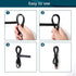50PCS 6 Inch 6-Inch Adjustable Cord Organizer Ties, Fastening Cable Ties,Microfiber Cloth Used for Computer Link Cable
