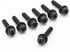 Replacement Screws, 1 Set of Metric Screws (Model RS-204014), Pan Head - Philips Drive - Black Plated (Pack of 7)