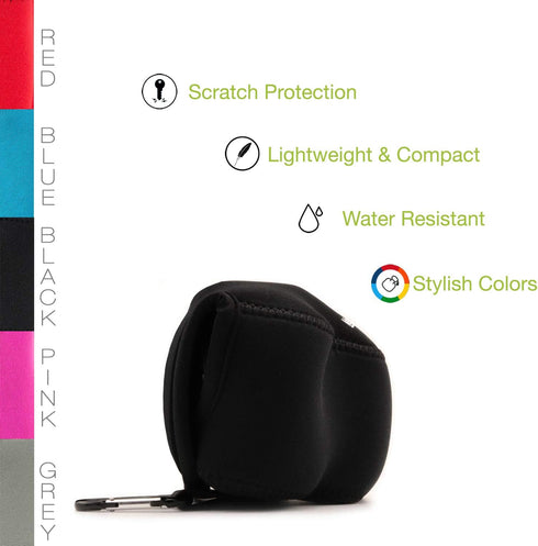 MegaGear Ultra Light Neoprene Camera Case for Olympus OM-D E-M10 Mark III, E-M10 Mark II (14-42mm EZ)