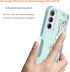 Cute Flowers Design Case for Samsung Galaxy A35/A55 5G, Slim Soft TPU Bumper Shockproof Silicone Cover