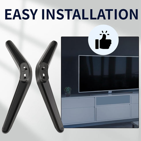 Kopinma 17mm-20mm Universal TV Stand, Table Top TV Stand Base Replacement, TV Base Pedestal Feet TV Stand Mount Legs