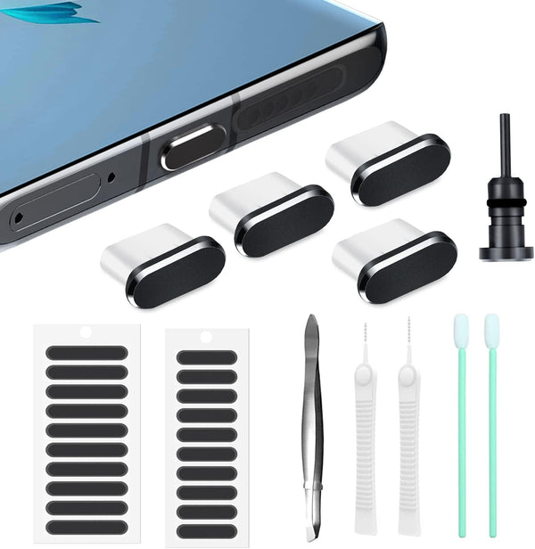USB C Dust Plug Cover for Phone USB Type C Charging Port, Anti Dust Protection Kit