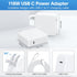 Mac Book Pro Charger - 118W USB C Fast Charger, Compatible with MacBook Pro/Air, iPad Pro, Samsung Galaxy
