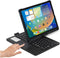 HENGHUI iPad 10th Generation Keyboard Case with TouchPad, 360 Rotating Backlight Bluetooth Cover for iPad 10 2022