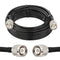 MOOKEERF TNC Male to TNC Male Coax Cable 25FT, 50 Ohm RG58