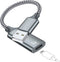 USB A to Lightning Audio Adapter Cable, USB 3.0 Male to Female, HiFi Headphones Converter with Volume Control