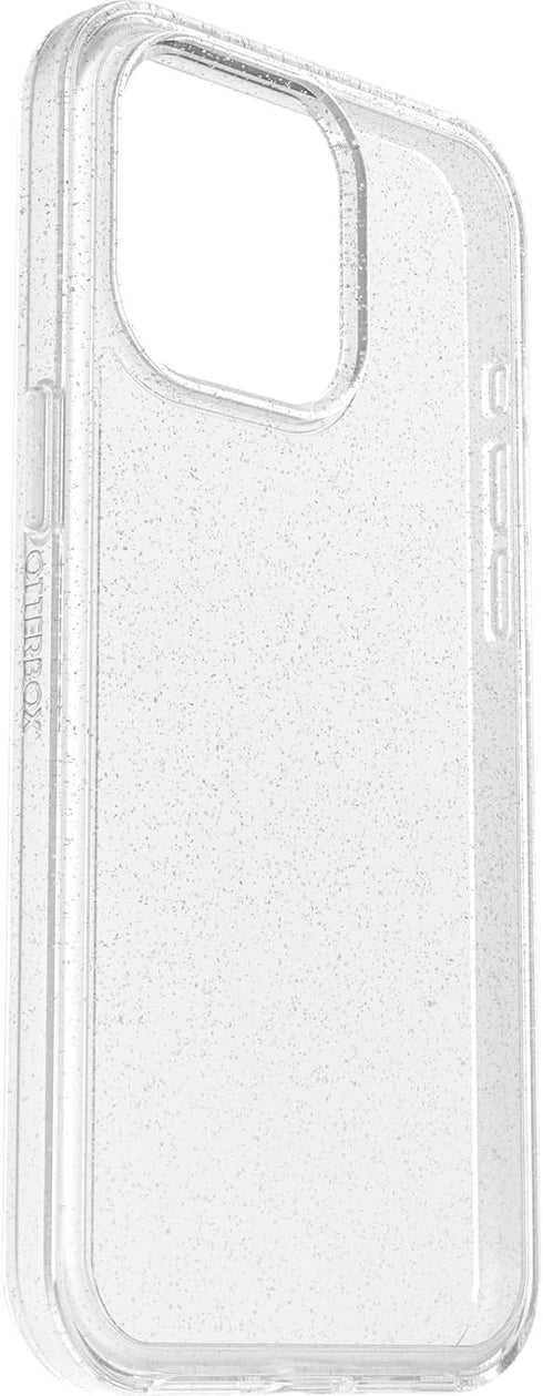 OtterBox 15 Symmetry iPhone Pro MAX (Only) Clear Series Case - Stardust(Clear/Glitter), Ultra-Sleek, Wireless Charging