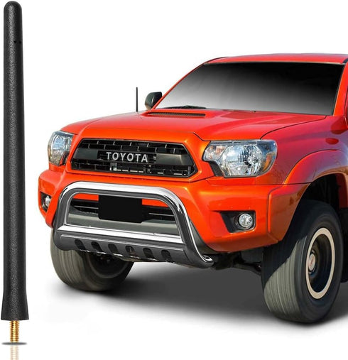 KSaAuto 6 3/4 Inch Antenna for 1995-2015 Toyota Tacoma - Flexible Rubber Short