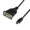 StarTech.com USB C to Serial Adapter Cable with COM Port Retention - 16" USB Type C to RS232