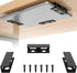 3 PCS Under Desk Laptop Mount with Anti-Scratch Felt Board, Durable Holder Tray for Laptop Storage