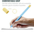 KELIFANG 1st 2 12.9/10.5/9.7 inch, Silicone Case Sleeve Cover Compatible Apple Pencil Generation, Protective Skin
