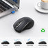 TECKNET Wireless Mouse (2.4G & BT5.0/3.0), Silent Mouse 4800 DPI with 6 Buttons, USB A Mouse for Wide Compatibility