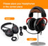Micool Headphone Stand, Aluminium and Wood Gaming Headset Holder for All Size Headphones with Heavy Base