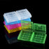 AA AAA Battery Holder, 10PCS Set, Transparent Hard Plastic, Multifunctional Storage Box, Organizer Container, 5 Colors