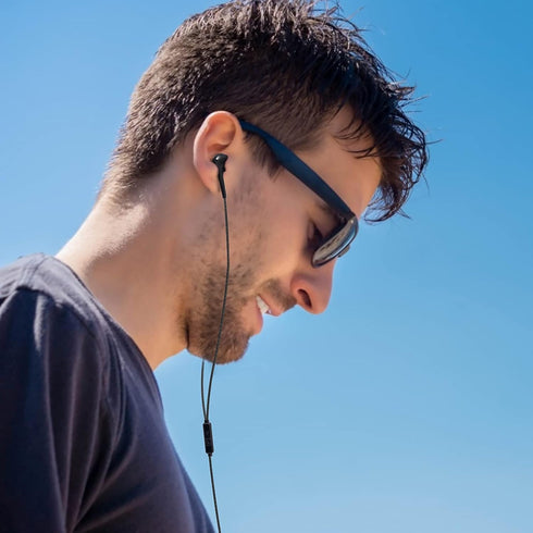 Pack of 5 Wired Earbuds Headphones with Microphone, Noise Isolating, Heavy Bass Stereo, Compatible with Android & More.