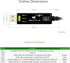 waveshare Industrial USB to TTL 6pin Serial Adapter Cable, USB to TTL (C) Converter with FT232RNL Chip, Compatible with