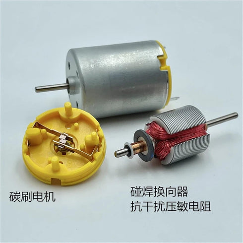 ATNVSE RP-280CN-20120 24mm 5V 6V 9V 12V 15600RPM 1Pcs Mini Round Motor DC High Speed Carbon Brush Electric Motor DIY