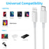 USB C to Cable 5 Pack, 6FT Fast Charger for Phone 14 13 12 11 Pro Max Xr Xs 8 and More
