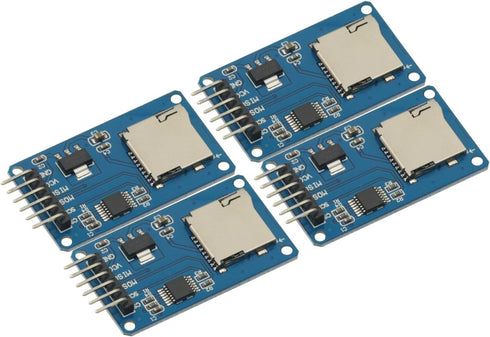 GODIYMODULES 4Pcs R3 2560 Micro SD Storage Expansion Board Micro SD TF Card Memory Shield Module SPI for Arduino SD