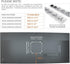 Universal Swivel TV Stand/Base for 40 to 86 inch TVs, 110 Degree Swivel, 5 Level Height Adjustable