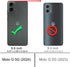 Clear Case for Moto G 5G 2024 with 2pcs Screen Protector, TPU Shock-Absorption, Flexible Reinforced Corners - Clear