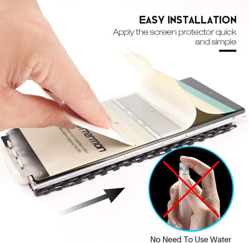 Samsung Galaxy S21 Ultra LK 3 Pack Screen Protector: Self-Healing TPU, Anti-Scratch, Bubble-Free, Touch Sensitive,