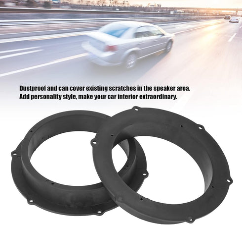 2 Pcs/Set Car Speakers Mounting Bracket, Car Door Audio Speaker Adapter Spacer Rings