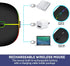 COO LED Slim Mouse with 3 Adjustable DPI, Dual Mode (Bluetooth 5.1 and 2.4G Wireless) for iPad OS 13, MacBook, Laptop,