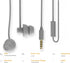 In-ear Sleeping Headphones, Soft Earbuds with Mic Noise Cancelling for Side Sleeper, Insomnia, Travel (gray)