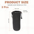 2 4" 10" PATIKIL Pcs Camera Lens Pouch, ID x H Drawstring Lens Pouch Protective Camera Lens Case Bag Soft Plush