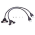 iGreely USB Extension Cable 2Pack, 1Ft/30cm USB 2.0 Panel-Mount Type A Male to Type A Female Cable